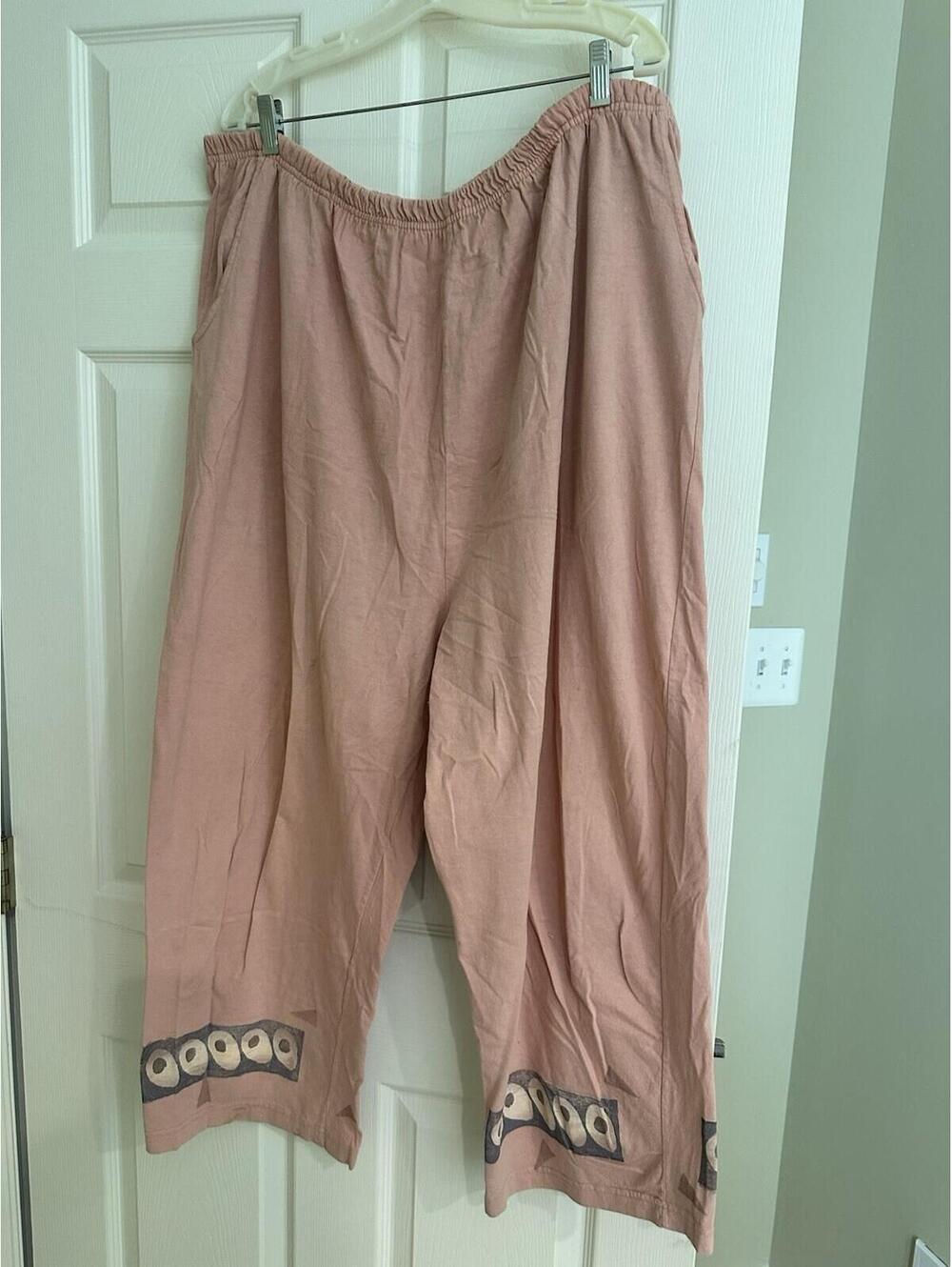 Blue Fish 3XL Organic Cotton Pants Stretch Waist